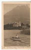 Delcampe - CPA -Lac D'Annecy - Duingt - Dents De Lanfon Et Le Château - Duingt