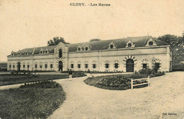 Cluny * Les Haras * Au Dos Cachet Militaire Train Sanitaire Semi Permanent Médecin Chef * écuries Hippisme Hippique - Cluny