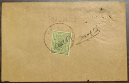 INDIA Idar Princely State Half An Green Used On Cover Inde - Idar