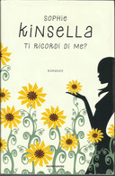 SOPHIE KINSELLA - Ti Ricordi Di Me ? Prima Edizione - Novelle, Racconti