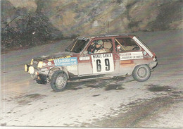 53EM RALLYE DE MONTE CARLO . ROQUEBRUNE CAP MARTIN .AUTOGRAPHE DE CORLEONI - Autógrafos