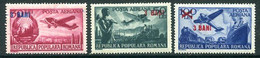 ROMANIA 1952 Currency Reform Surcharge On  Airmail (3)   MNH / **.  Michel A1363, 1363-64 - Ongebruikt