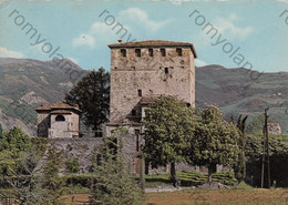 CARTOLINA  BOBBIO CASTELLO,PIACENZA,EMILIA ROMAGNA,STORIA,MEMORIA,CULTURA,RELIGIONE,BELLA ITALIA,VIAGGIATA 1971 - Piacenza