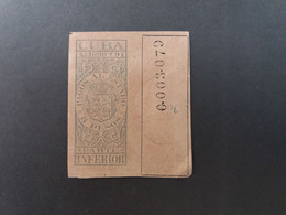 STAMPS CUBA 1890  "Pagos Al Estado " Fiscal Stamps For Telegraphs. MNG - Télégraphes
