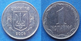 UKRAINE - 1 Kopiyka 2005 KM# 6 Reform Coinage (1996) - Edelweiss Coins - Oekraïne