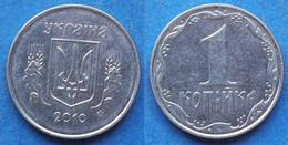 UKRAINE - 1 Kopiyka 2010 KM# 6 Reform Coinage (1996) - Edelweiss Coins - Ucrania