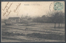 CPA 80 - Escarbotin, La Gare Et L'Usine - Friville Escarbotin