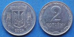 UKRAINE - 2 Kopiyky 2005 KM# 4b Reform Coinage (1996) - Edelweiss Coins - Ucraina