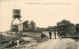 Le Pouliguen * Passage D'une Roulotte Auto à La Tour Rochereau * Automobile Voiture Ancienne - Le Pouliguen