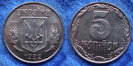 UKRAINE - 5 Kopiyok 1992 KM# 7 Reform Coinage (1996) - Edelweiss Coins - Ukraine