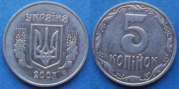 UKRAINE - 5 Kopiyok 2003 KM# 7 Reform Coinage (1996) - Edelweiss Coins - Ukraine