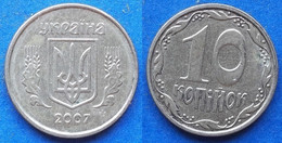UKRAINE - 10 Kopiyok 2007 KM# 1.1b Reform Coinage (1996) - Edelweiss Coins . - Ucrania