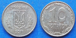 UKRAINE - 10 Kopiyok 2011 KM# 1.1b Reform Coinage (1996) - Edelweiss Coins . - Ukraine