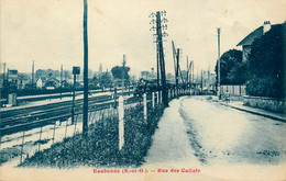 Eaubonne * La Rue Des Callais * Ligne Chemin De Fer Du Val D'oise - Sonstige & Ohne Zuordnung