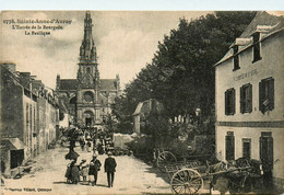 St Anne D'auray * L'entrée Du Bourg * Café Restaurant " à L'arrivée De Ste Anne " - Sainte Anne D'Auray