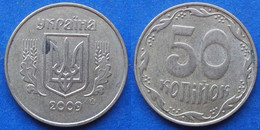 UKRAINE - 50 Kopiyok 2009 KM# 3.3b Reform Coinage (1996) - Edelweiss Coins - Ucraina