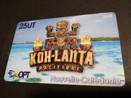 NOUVELLE CALEDONIA  CHIP CARD 25  UNITS  KOH-LANTA PACIFIQUE         ** 4189 ** - Nouvelle-Calédonie