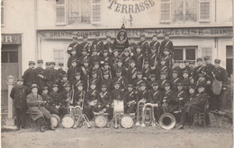 88 Golbey. Carte Photo. Fanfare - Golbey