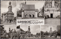 Lorsch, Rathaus, Marktplatz, Kirche, Kloster, Gelaufen 1965 - Lorsch