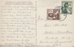 D-87459 Pfronten - Aggenstein U. Breitenberg - Echte Fotokarte - 2x Stamps "DR" 1937 - Pfronten