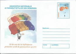 Entiers Postaux - Association Nationale Des Parachutistes Roumains (skydiving - Romania) - Paracaidismo