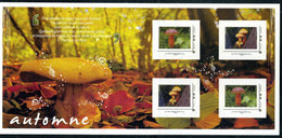 COLLECTOR LA POSTE AUTOMNE 4 TIMBRES CHAMPIGNONS NEUF ** - Collectors