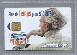 FR.- France Telecom. Télécarte. Plus De Temps Pour S'aimer. 120 Unités. - 2001