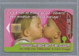 FR.- France Telecom. Télécarte. Www.macarte.com. Je Crée Télécarte A Mon Image. 50 Unités. - 2001