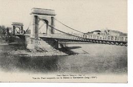 TARASCON - Vue Du Pont Suspendu - Tarascon