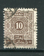 MAROC- Taxe Y&T N°29- Oblitéré - Postage Due