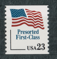 USA Scott # 2605    1991  Flag Pre Sort    23c    Mint NH  (MNH) - Unused Stamps