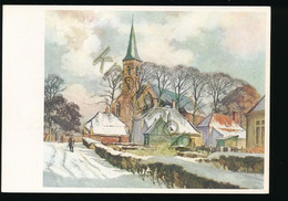 Wassenaar - Dorpskerk In De Winter Naat H.E. Roodenburg [Z17-0.769 - Autres & Non Classés