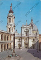 CARTOLINA ,LORETO,ANCONA,MARCHE,PIAZZA DEL SANTUARIO,COLOR,VIAGGIATA,SANTUARIO LOCATION  ,AVE MARIA IL BRANO DI BOCCELLI - Ancona