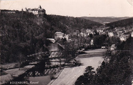 2093 - Österreich - Niederösterreich , Rosenburg , Kamptal , Schloß , Brücke - Gelaufen - Rosenburg