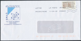 France - Timbre Adhésif YT A253 Seul Sur Lettre Oblitération TOSHIBA - Covers & Documents