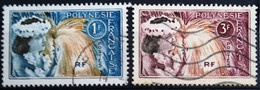 POLYNESIE                N° 27/28                   OBLITERE - Used Stamps