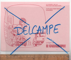 BUVARD : Prévention Routière Offert Par Le Calligraphe / Automobile Voiture CITROEN DS - Automobile