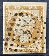 FRANCE 1860 - Canceled (losange "D") - YT 13B - 10c - 1853-1860 Napoléon III.