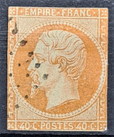 FRANCE 1853 - Canceled - YT 16 - 40c - 1853-1860 Napoleon III