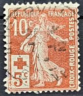 FRANCE 1914 - MLH - YT 147 - 10c + 5c - 1906-38 Semeuse Camée