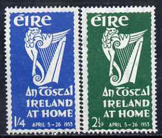 Ireland 1953 An Tostal (Ireland At Home) Festival Set Of 2 Unmounted Mint, SG 154-55 - Neufs