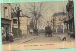 Dépt 92 - VILLENEUVE-LA-GARENNE - Boulevard D'Asnières - Couleur Toilée - Villeneuve La Garenne