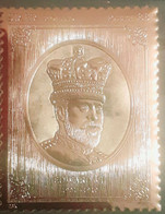 King Edward VII, Emperor Of England And India 1901-1910, Gold Foil Stamp, £8  , Unused, History - Other
