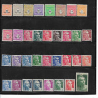 France Timbres De 1945/47 N°702 A 747 Complet (2 Scans) Neufs Petite Charnière - Autres & Non Classés