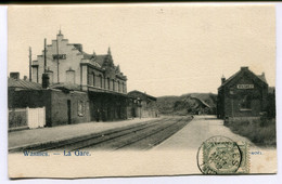 CPA - Carte Postale - Belgique - Wasmes - La Gare - 1902 (DG15235) - Colfontaine