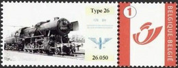 DUOSTAMP** / MYSTAMP** - Locomotive / Locomotief – Type 26 - CBP / BSF - Philatélistes Des Chemins De Fer Belges - Mint