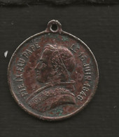 Religion / Médaille Pie IX élu Pape Le 16 Juin 1846 / Né à Sinigaglia Le 13 Mai 1792,Mort à Rome Le 7 Février 1878 - Andere