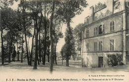 Bécon * école Montalembert * Cour De L'internat Et De La 3ème Division - Courbevoie