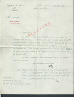 LETTRE DELÉGATION DE SUISSE EN FRANCE PARIS 1905 SIGNÉ LE MINISTRE DE SUISSE CH. LARDY : - Manuscripts