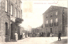 FR66 FOURQUES - Fau - Entrée Du Village - Café Ribes - Animée - Belle - Other Municipalities